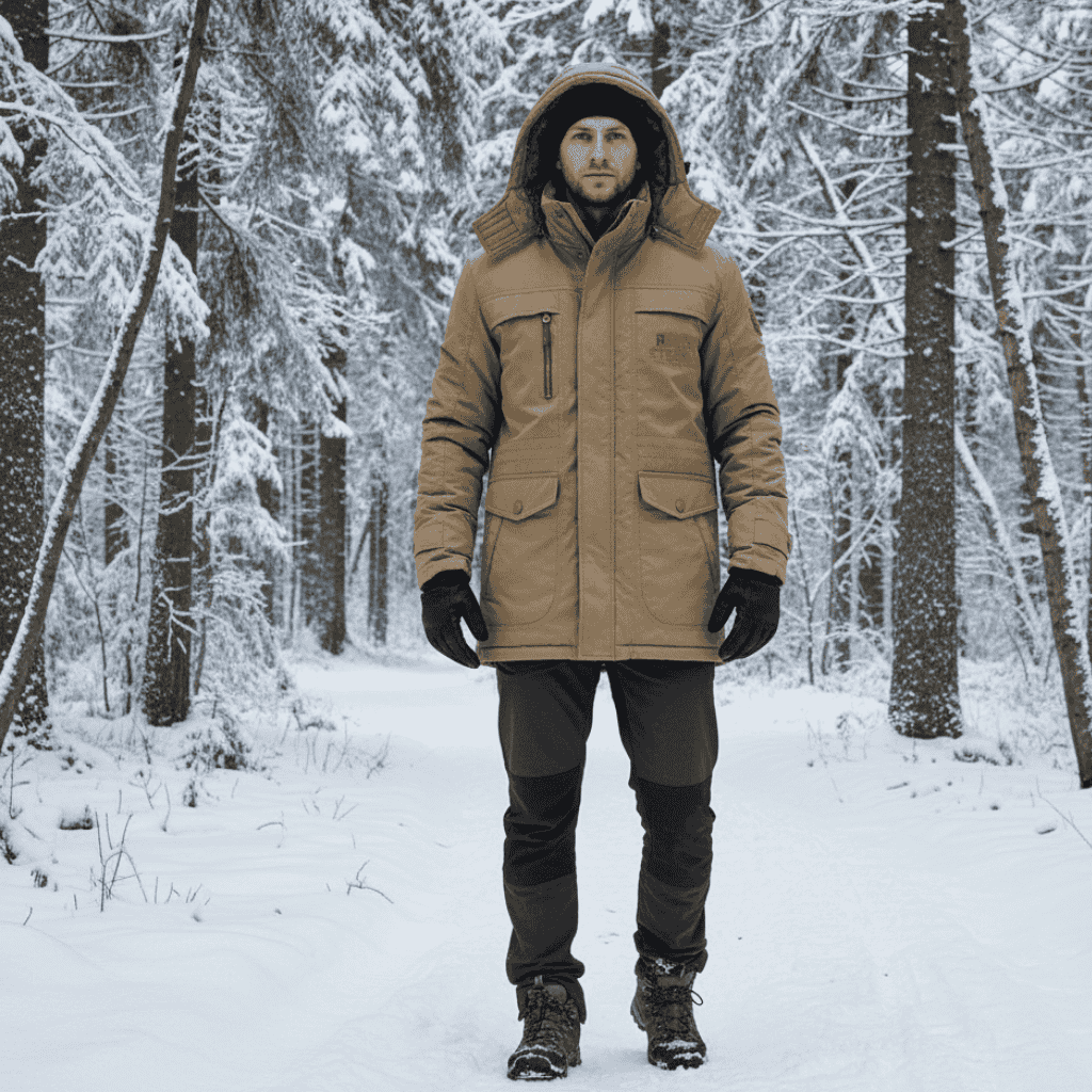 FROSTGUARD – Padded Parka for Warmth & Protection on Cold Days