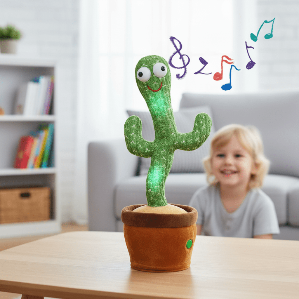 GiggleBloom Cactus – Zingende & dansende cactus – plezier & vermaak voor  kinderen – ideaal als cadeau – Cozey Maison