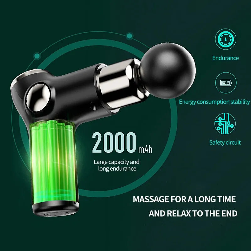 VARDIPULSE - Tragbare Massagepistole Mit Leistungsstarker Vibration Für Muskelentspannung-4