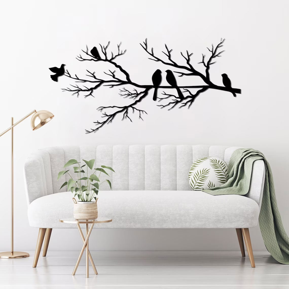 BIRDWING ART - Metal wall decoration with birds for elegant living