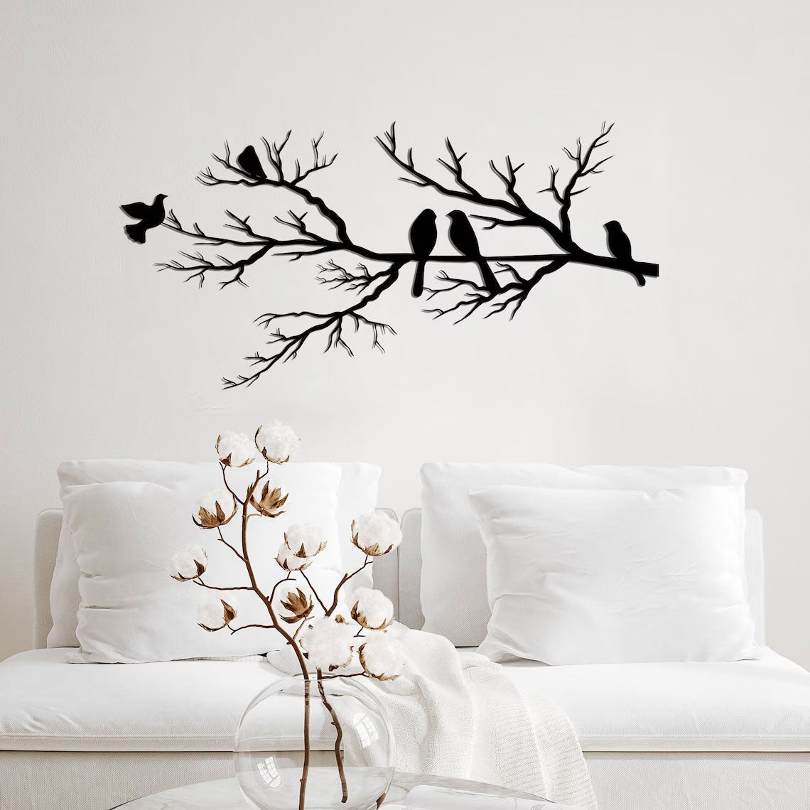 BIRDWING ART - Metal wall decoration with birds for elegant living
