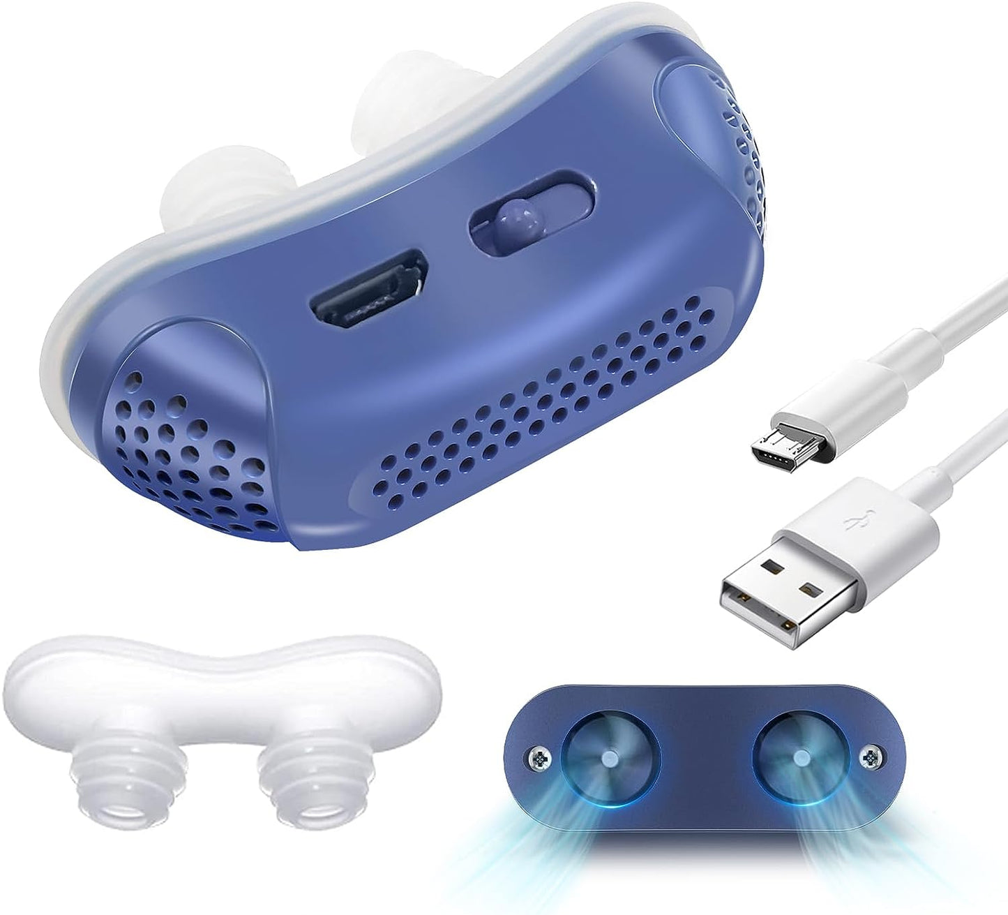 MICROBREATH - Appareil CPAP compact contre le ronflement et l'apnée du sommeil