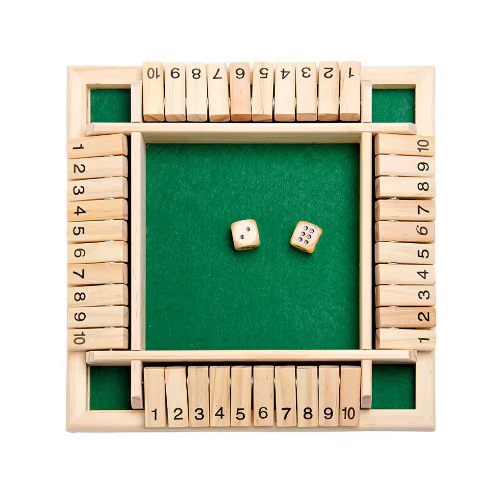 Mind Count Montessori-Würfelspiel | Lehrt Zahlen und Strategie | Hölzernes Shut the Box | Pädagogisches Mathe-Spielzeug 1
