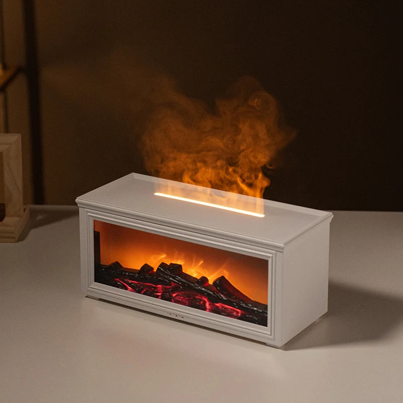 FlameAura – Aromatherapy Fire Pit Diffuser with 7 Colors