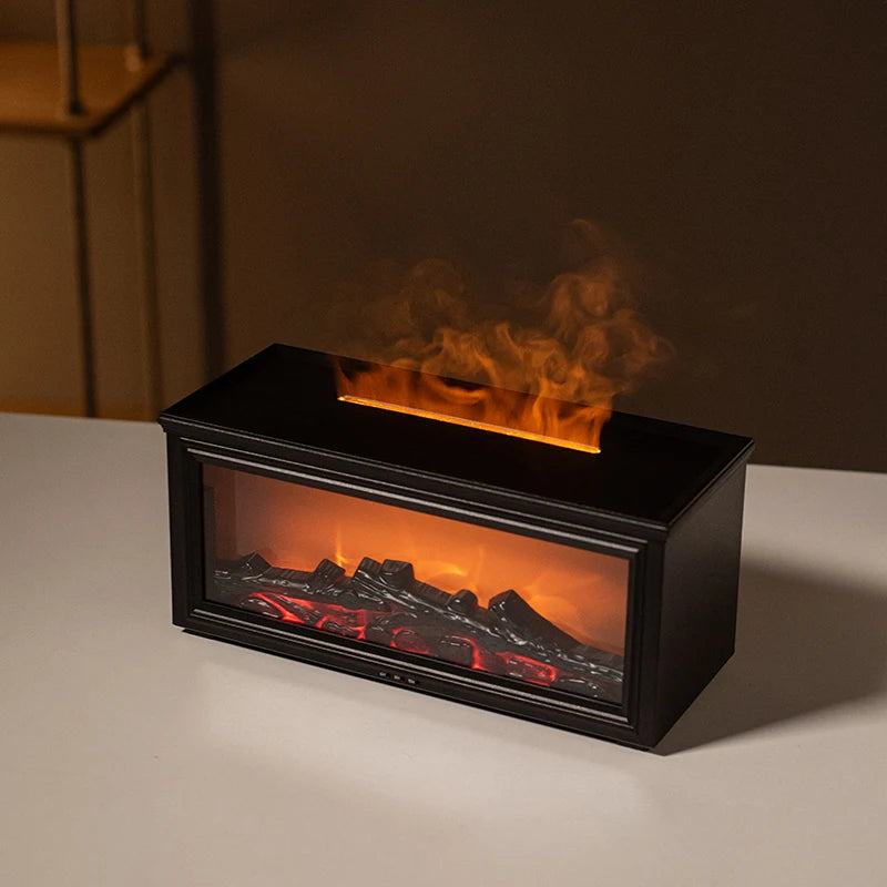 FlameAura – Aromatherapy Fire Pit Diffuser with 7 Colors