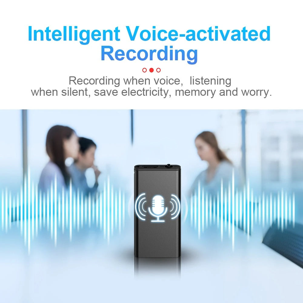 VoiceNote Mini – ultralicht dicteerapparaat met spraakactivatie & 32 GB opslagruimte