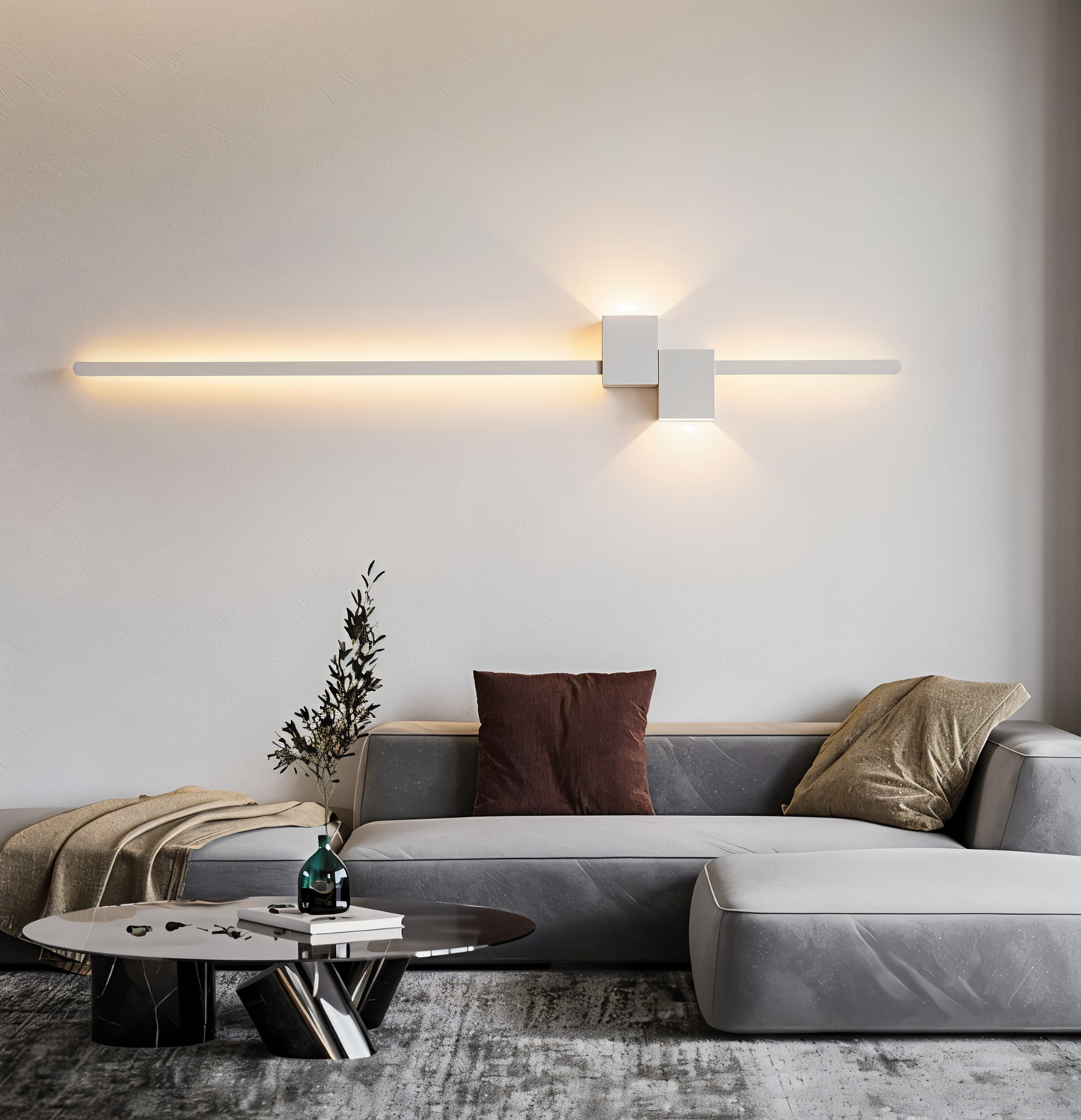 LINESTRIPE – Lámpara de pared LED minimalista para un ambiente moderno