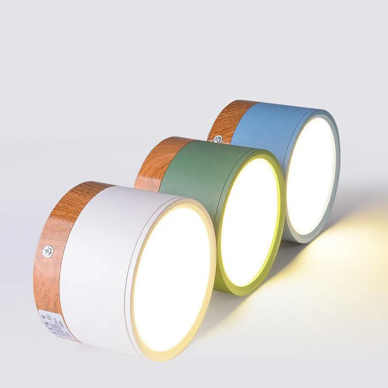 LumiNord – Moderne dimbare LED plafondlamp met houtdesign