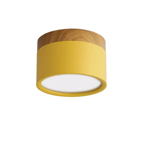 LumiNord – Moderne dimbare LED plafondlamp met houtdesign
