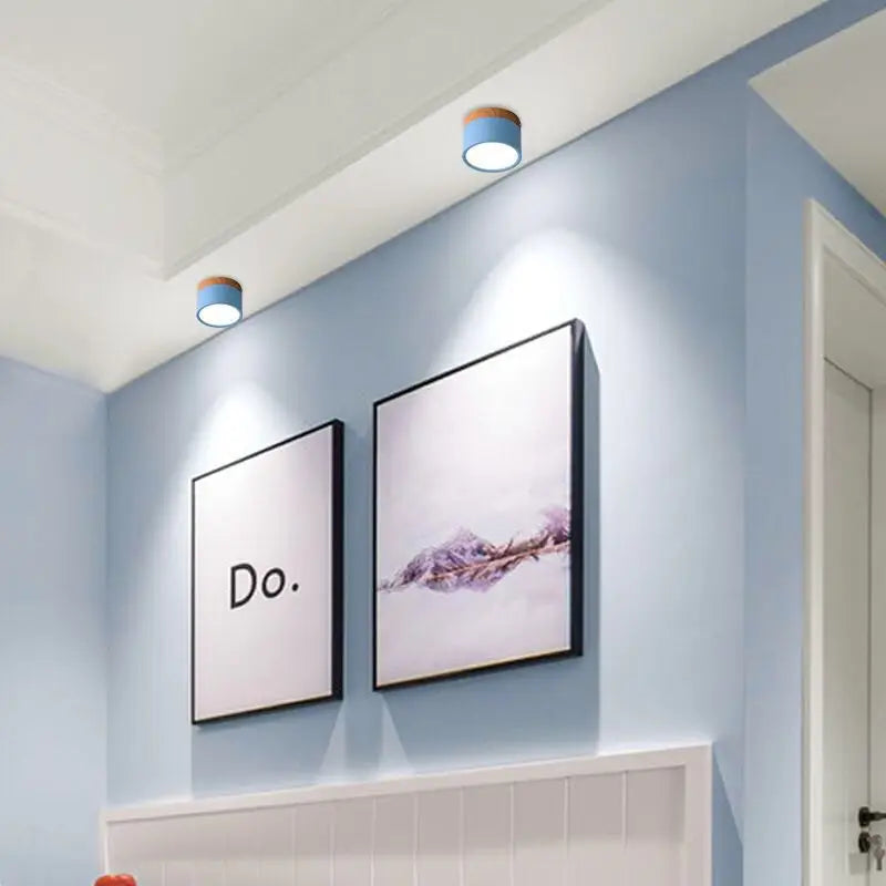 LumiNord – Moderne dimbare LED plafondlamp met houtdesign