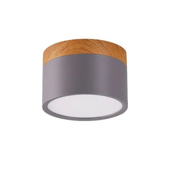LumiNord – Moderne dimbare LED plafondlamp met houtdesign