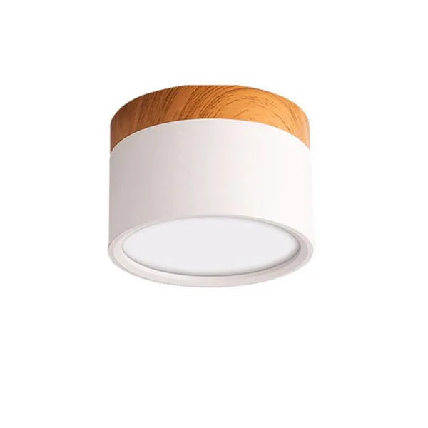 LumiNord – Moderne dimbare LED plafondlamp met houtdesign