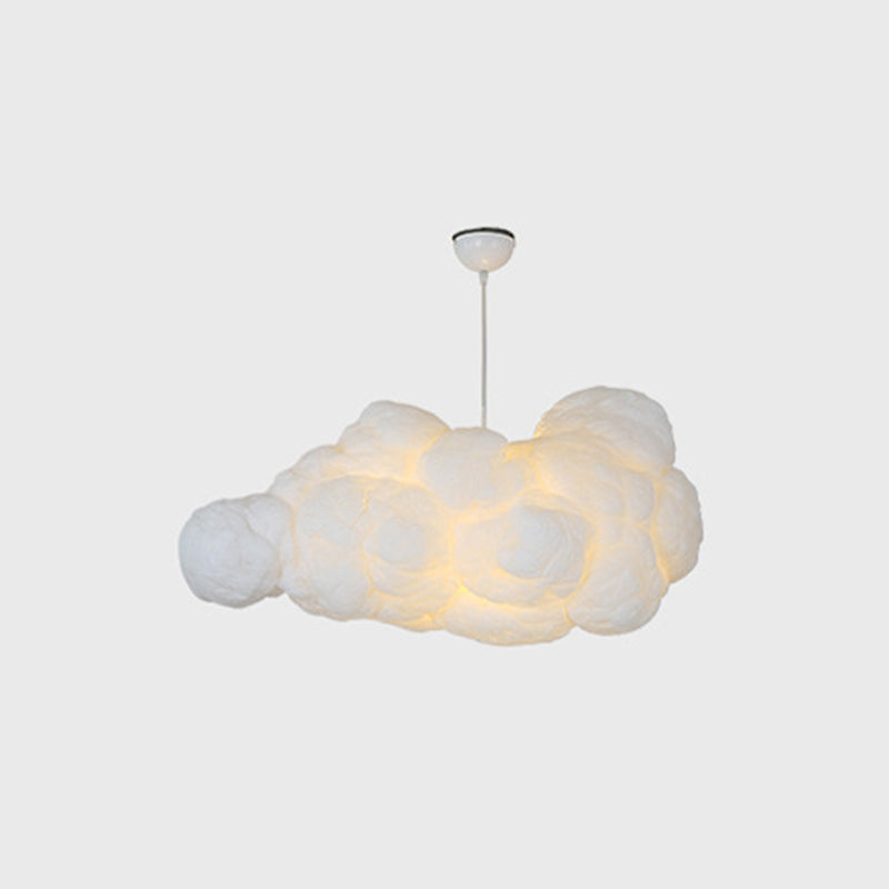 LUMINA DUO - Modern pendant light with two white shades for stylish bedroom lighting