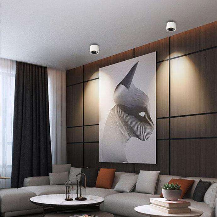 MINISPOT LED – Lámpara de techo minimalista con foco de luz ajustable