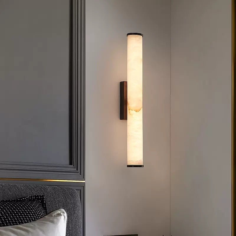 Moderne Wandleuchte Innen im Spanischen Marmorstil mit Warmweißem LED-Licht 10