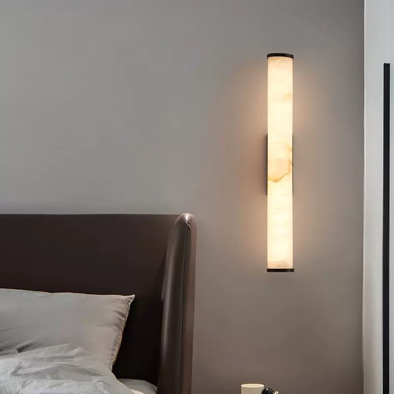 Moderne Wandleuchte Innen im Spanischen Marmorstil mit Warmweißem LED-Licht 9