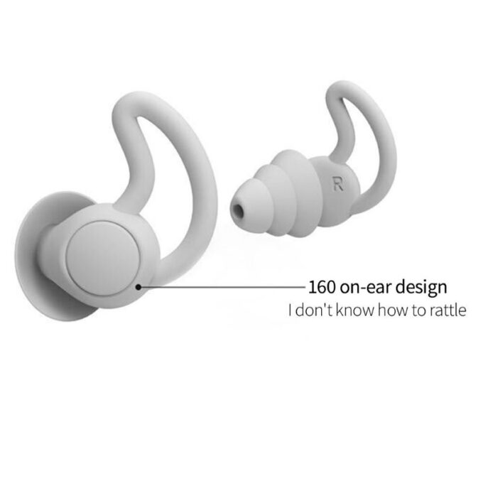 NOCTURA EARPLUGS – Weiche Silikon-Ohrstöpsel zur Lärmreduzierung für besseren Schlaf