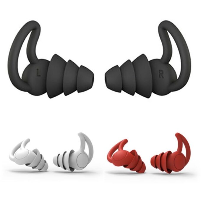 NOCTURA EARPLUGS – Weiche Silikon-Ohrstöpsel zur Lärmreduzierung für besseren Schlaf