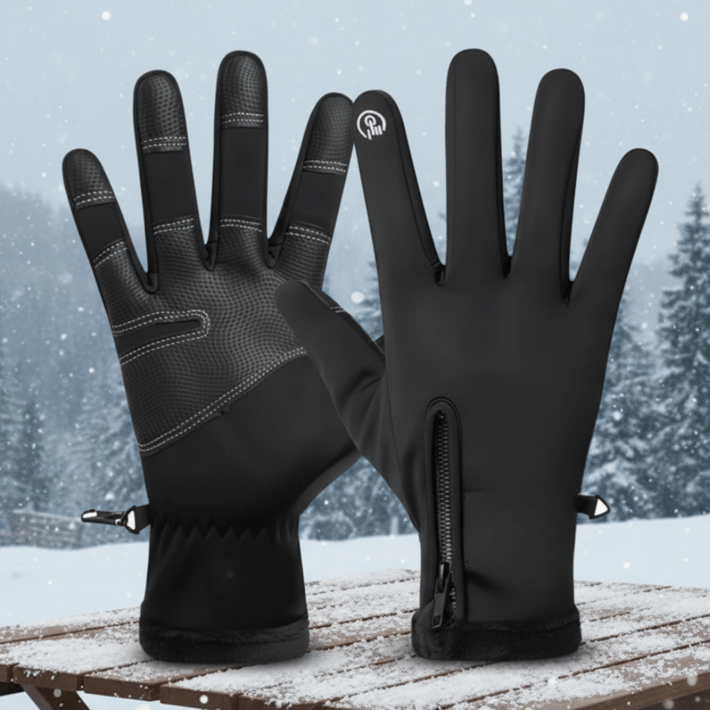 SNOWPROTECT Heizhandschuhe | Winterhandschuhe beheizt | Schwarz | S-XL