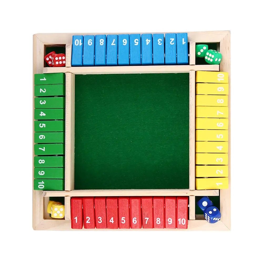 NUMBLOX – Würfelspiel aus Holz für 4 Spieler 7