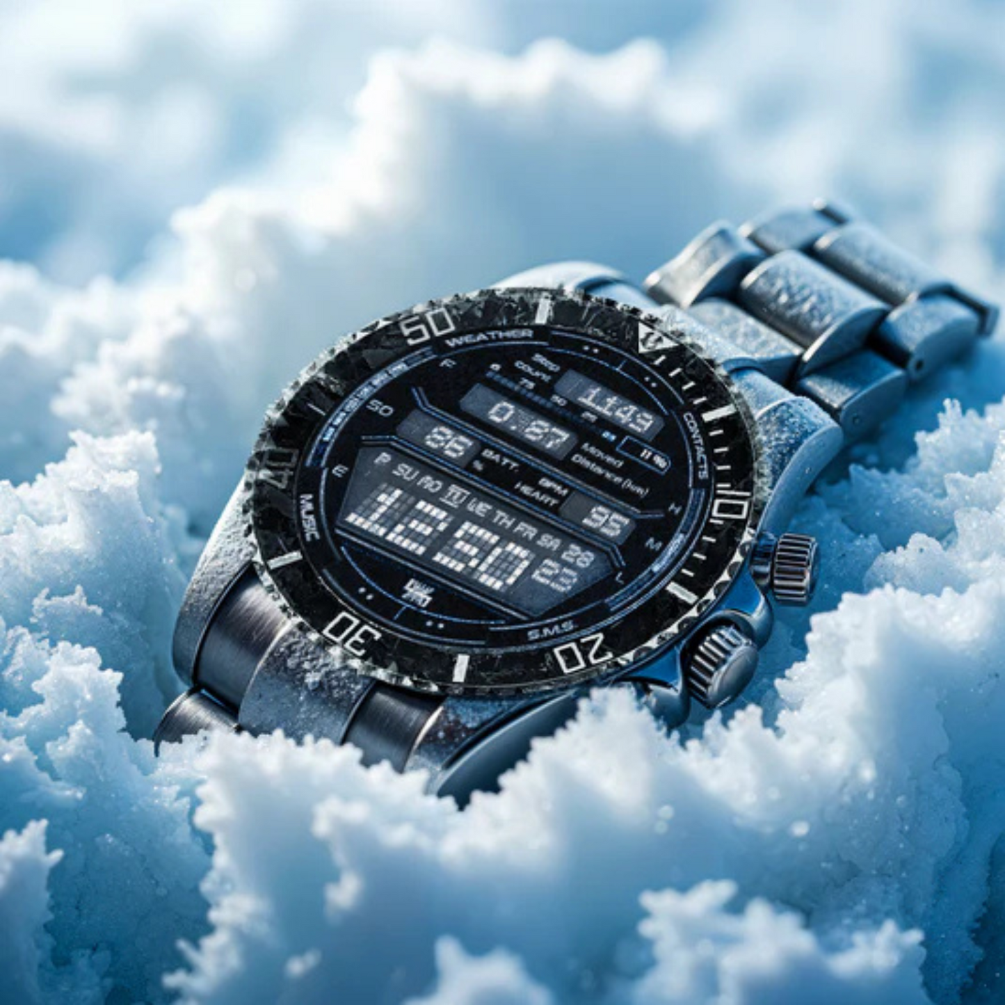 Nexos Pro – Taktische Smartwatch mit GPS & Gesundheitsüberwachung