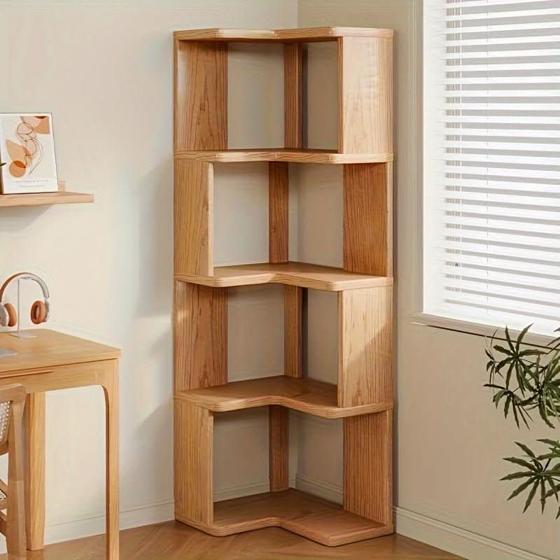 AVELACRAFT Corner Cabinet Made of Solid Pine Wood for Space-Saving Storage, Modern Wooden Furniture for Living Room, Bedroom, Office, or Dining Area – Cozey Maison