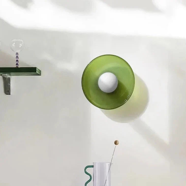 Nordische Eleganz - Die Glasglühendedecklampe für Ihr Zuhause-4