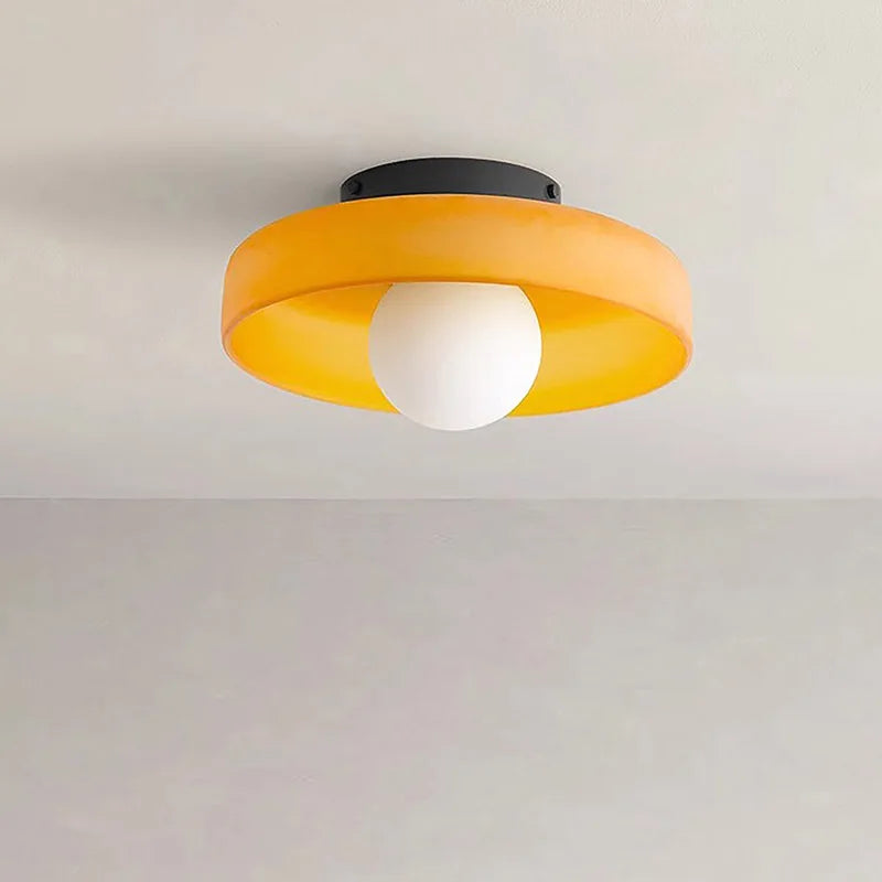 Nordische Eleganz - Die Glasglühendedecklampe für Ihr Zuhause-3