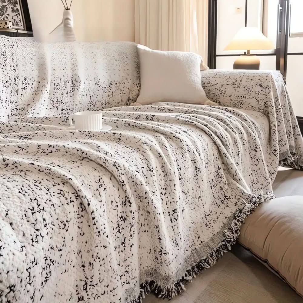 CozyNest – Housse de canapé en microfibre réversible, antidérapante et facile d'entretien