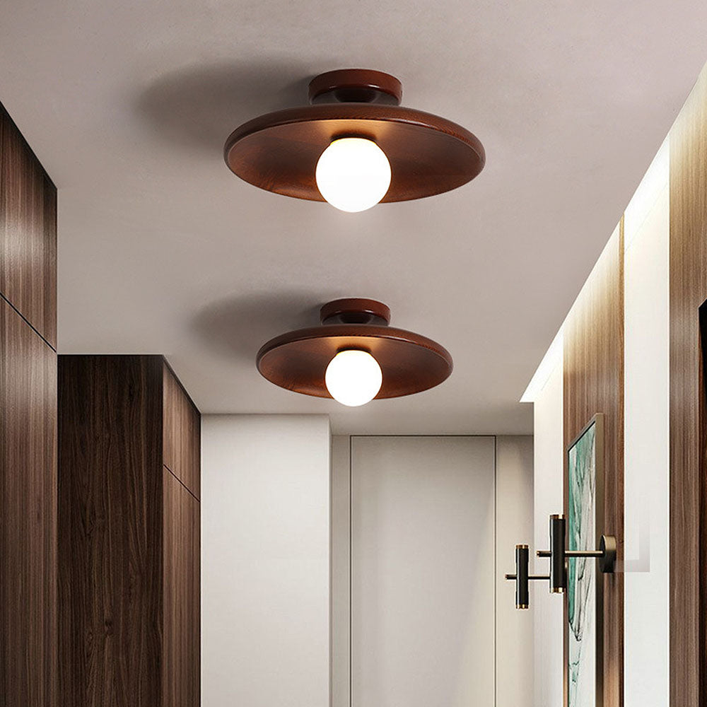 NordicBeam – Lámpara de techo de diseño en madera con estilo escandinavo minimalista