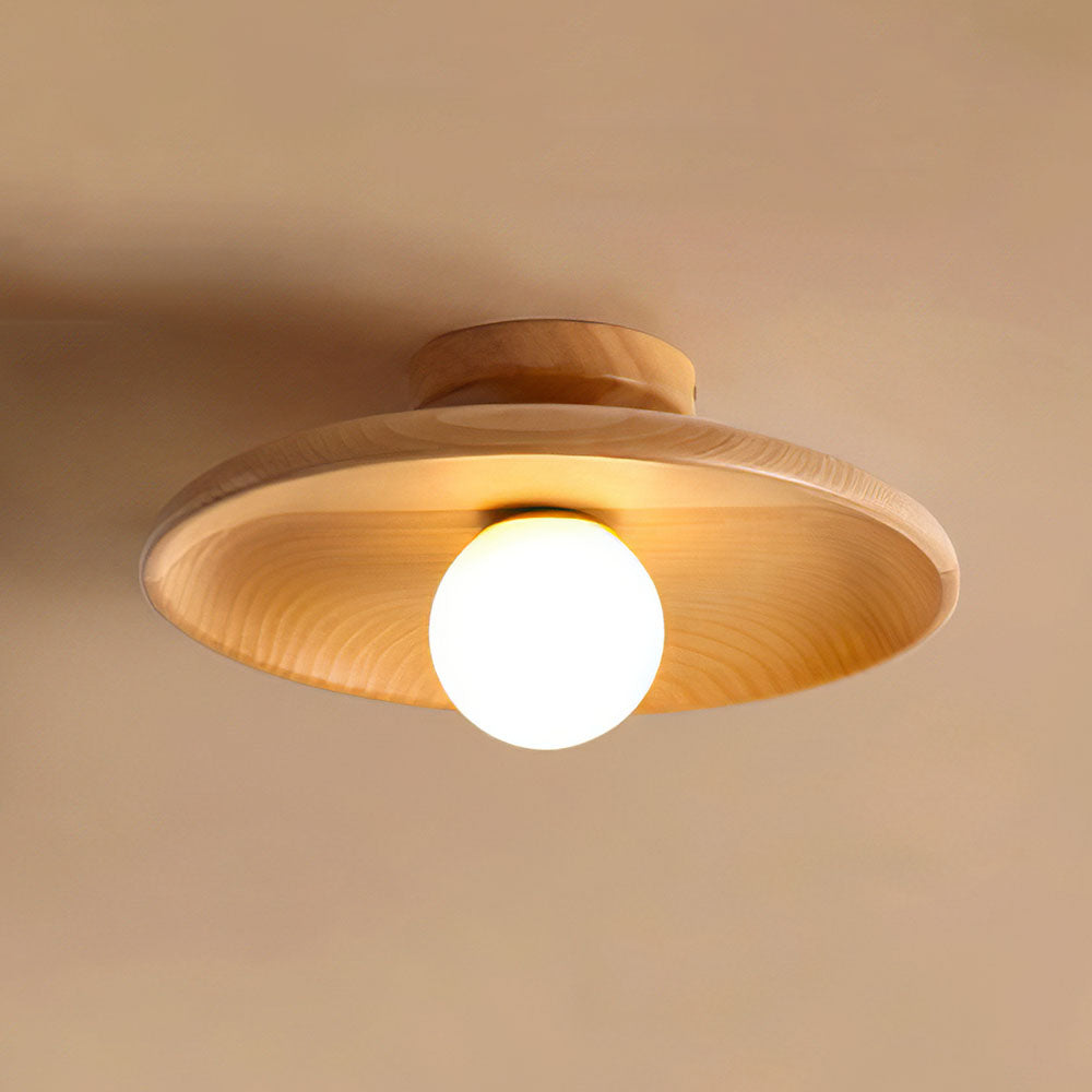 NordicBeam – Lámpara de techo de diseño en madera con estilo escandinavo minimalista