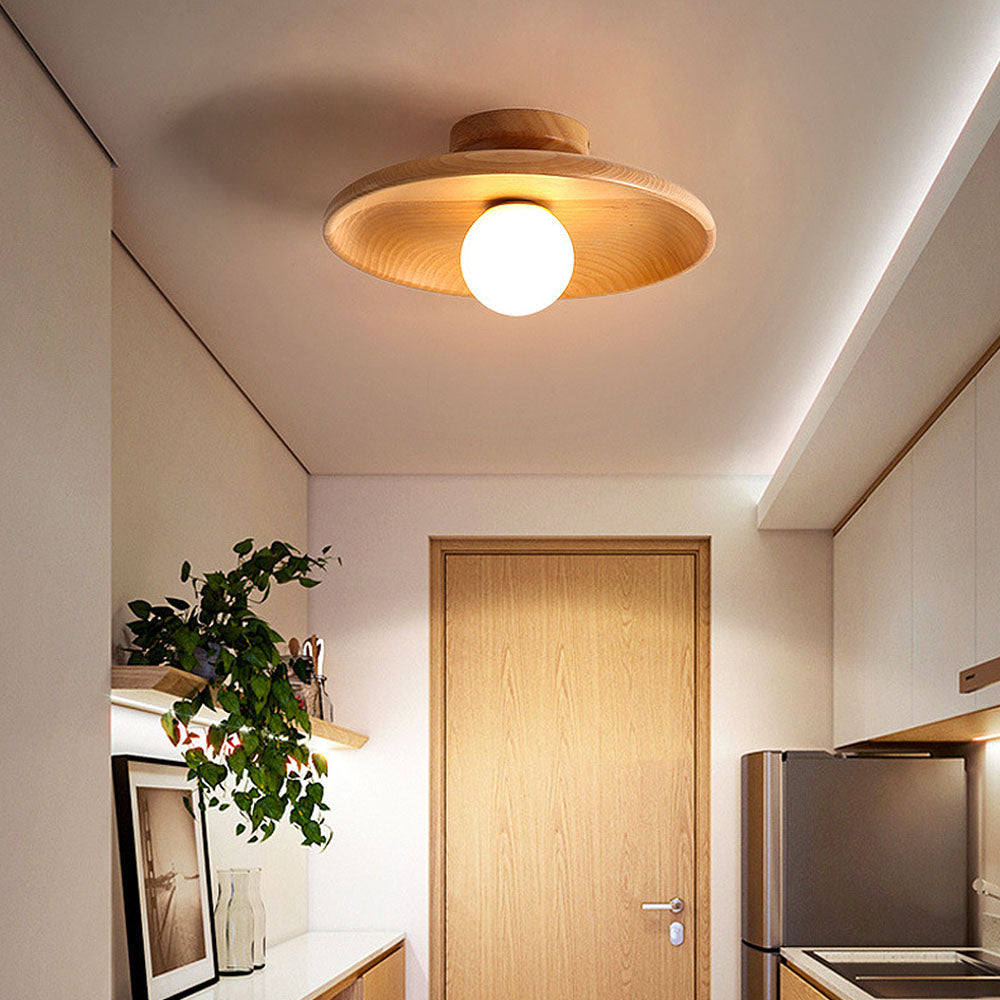 NordicBeam – Lámpara de techo de diseño en madera con estilo escandinavo minimalista