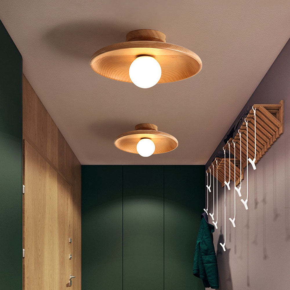 NordicBeam – Lámpara de techo de diseño en madera con estilo escandinavo minimalista