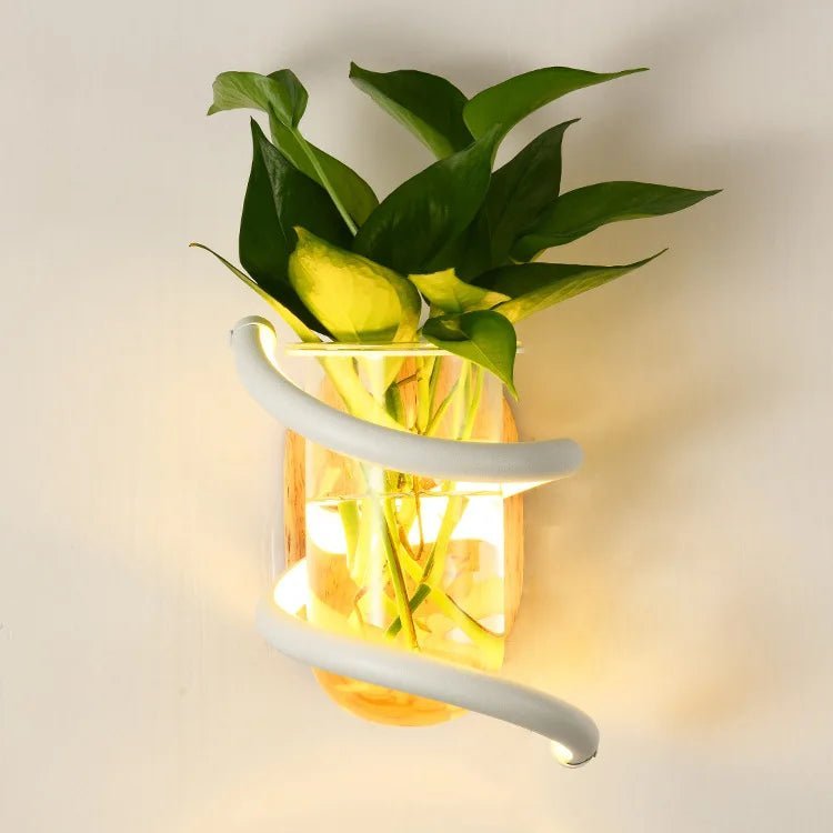 BLOOMLIGHT – LED wandvaas lamp met Scandinavisch design voor buitengebieden