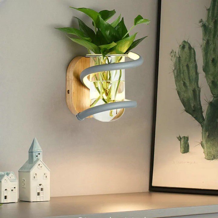 BLOOMLIGHT – LED wandvaas lamp met Scandinavisch design voor buitengebieden