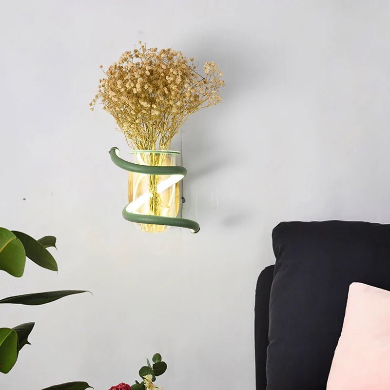 BLOOMLIGHT – LED wandvaas lamp met Scandinavisch design voor buitengebieden