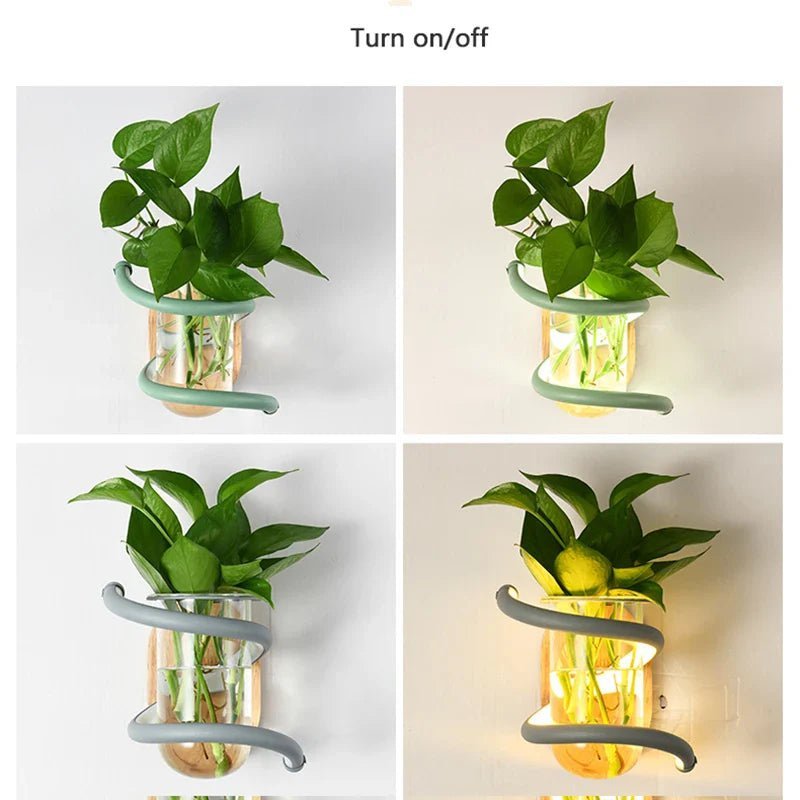 BLOOMLIGHT – LED wandvaas lamp met Scandinavisch design voor buitengebieden
