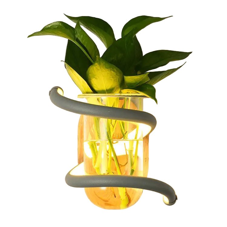 BLOOMLIGHT – LED wandvaas lamp met Scandinavisch design voor buitengebieden
