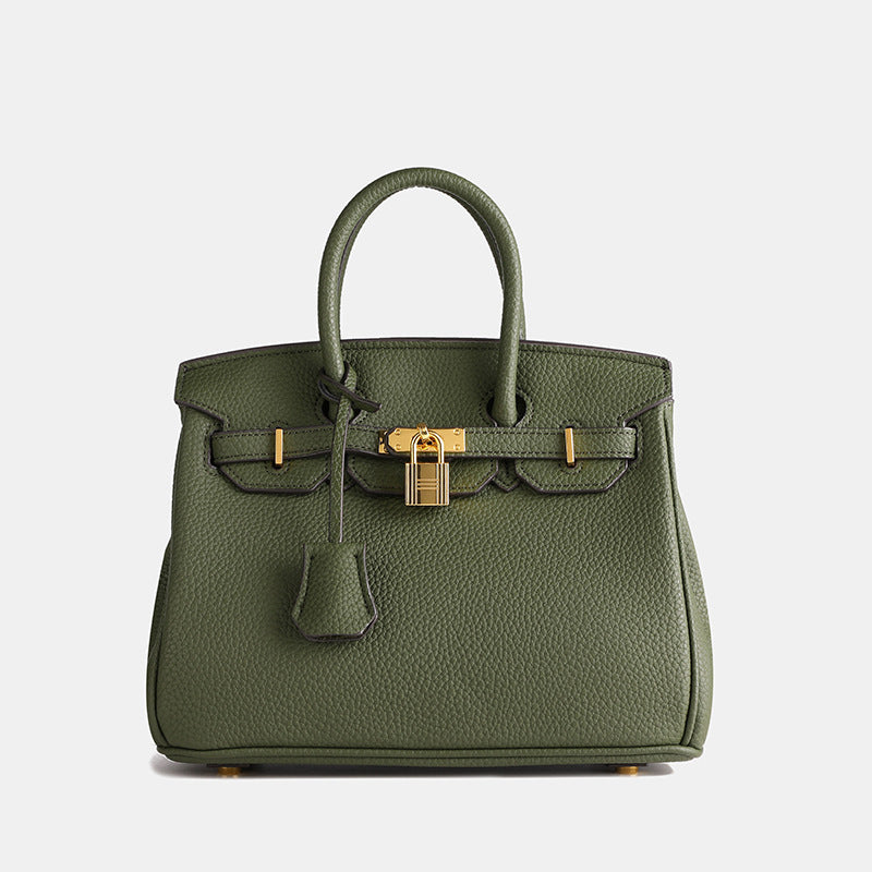 LuxeHide Lederhandtasche – Premium Cowhide & Stilvolles Design für jeden Anlass