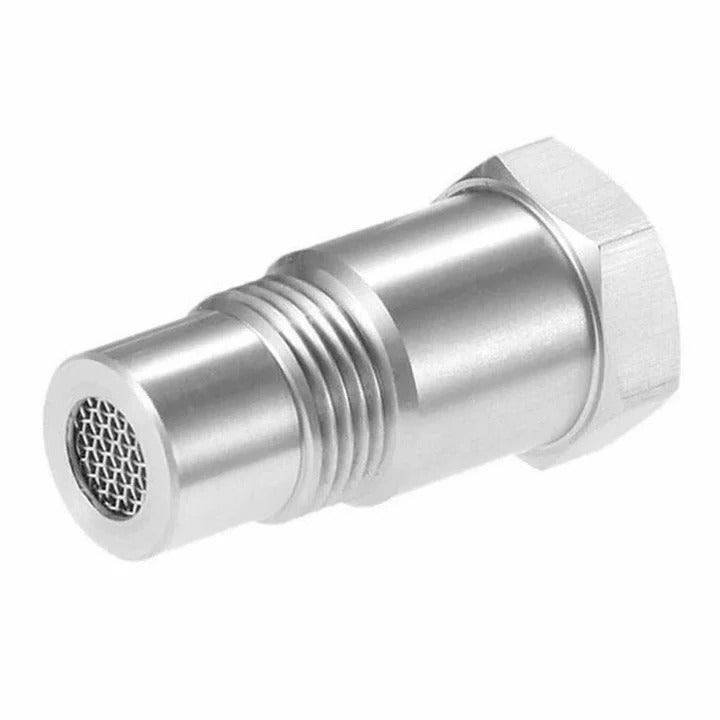 ExhaustPro M18 – Adaptador de sensor O2 de acero inoxidable para vehículos todoterreno y de exhibición