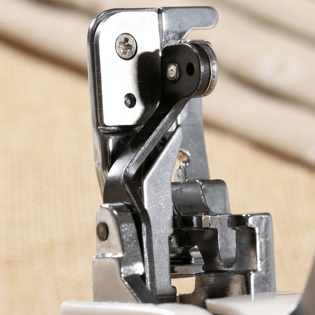 OVEREDGE – Präzisions-Seitenschneidfuß für saubere Overlock-Nähte 4