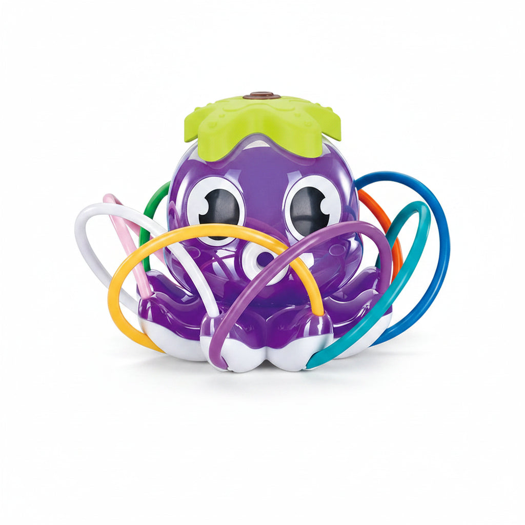 Oktopus-Wassersprinkler Für Kinder - Sicheres ABS-Spielzeug Mit 8 Sprühfüßen 8