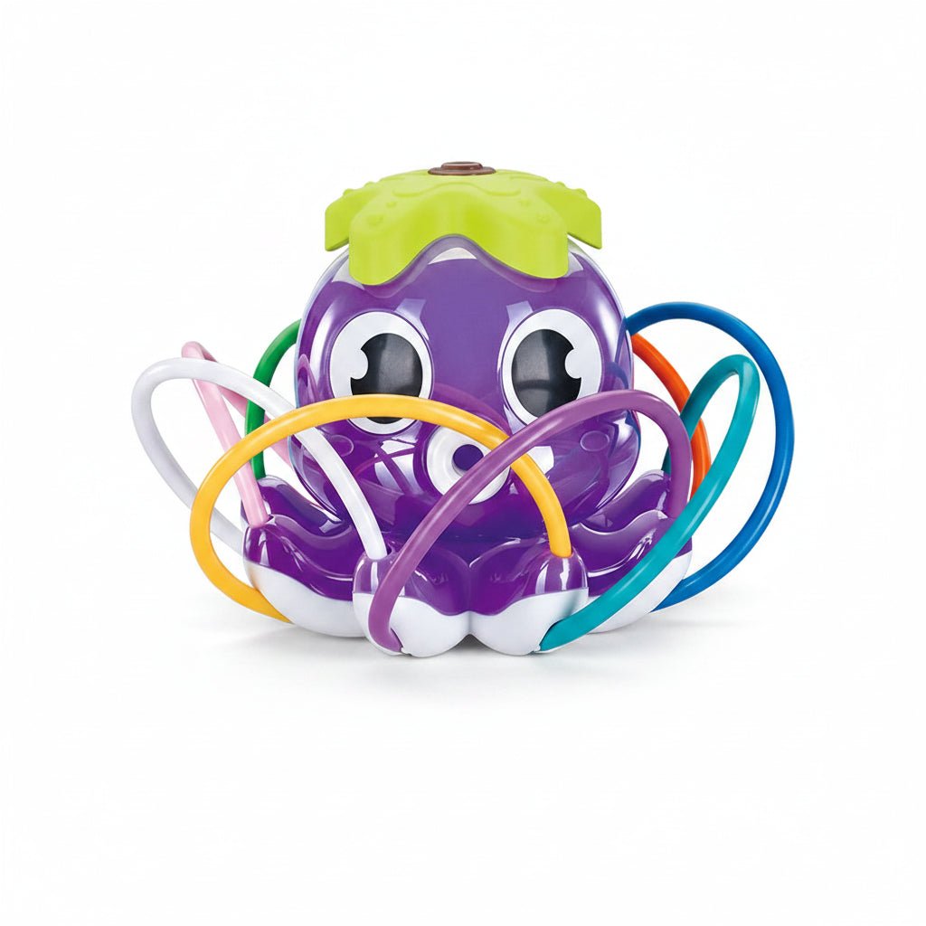 Oktopus-Wassersprinkler Für Kinder - Sicheres ABS-Spielzeug Mit 8 Sprühfüßen 8