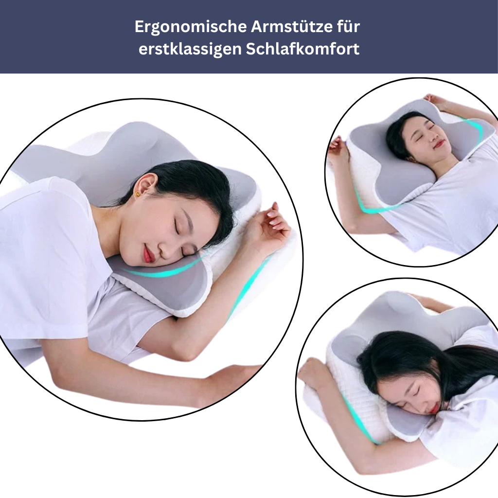 GESUNDPUR PILLOW - Orthopaedic memory foam pillow for neck & shoulder pain relief