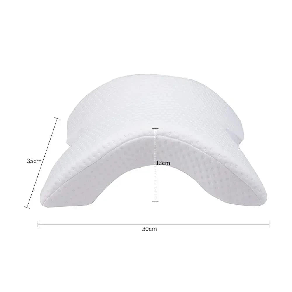 SleepEase – Orthopedic U-Shaped Memory Foam Pillow for Neck & Hand Support