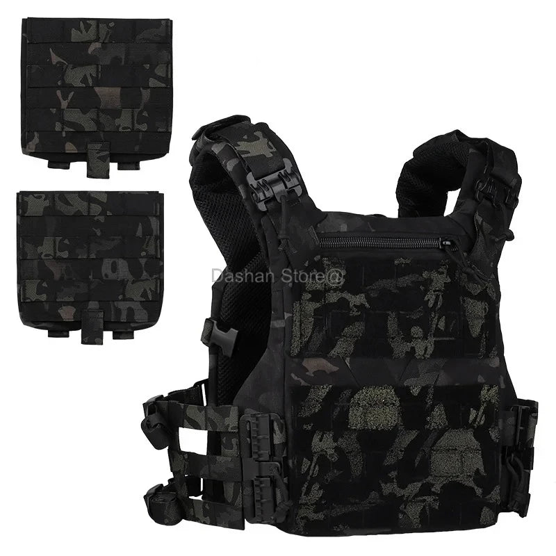 TACTICAL ARMOR CARRIER - Modular protective waistcoat with laser-cut MOLLE & quick-release system