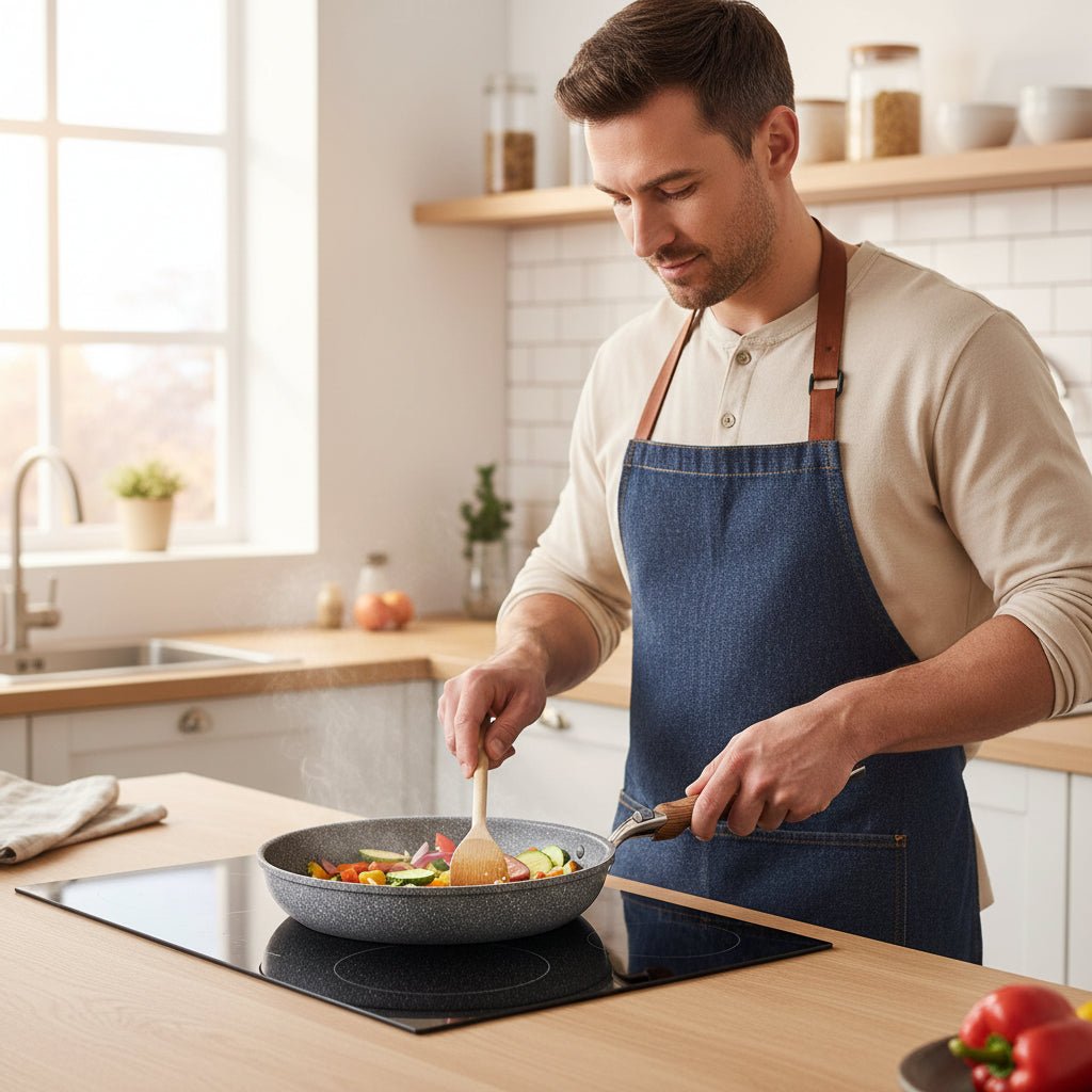 PANPRO – Premium-Antihaft-Bratpfanne für Induktion und Gas 6