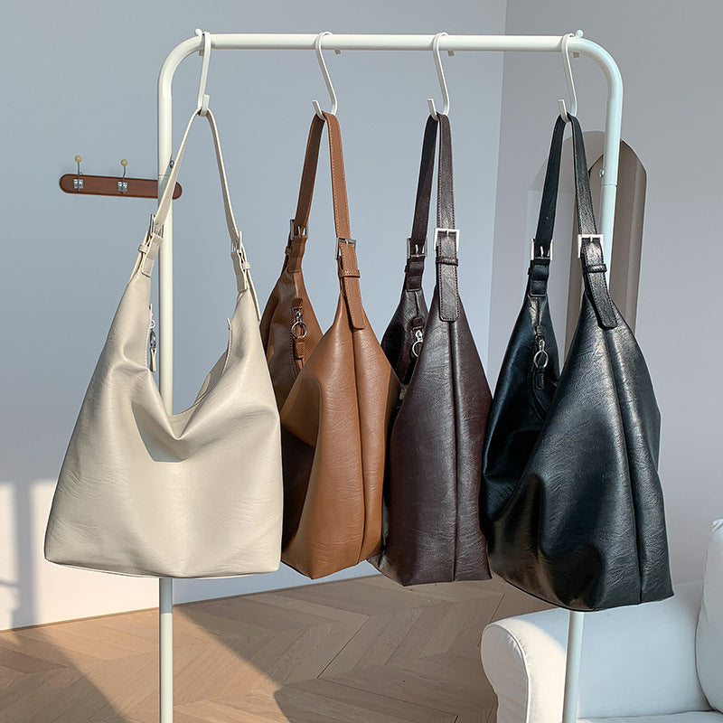 PUFFYPOUCH – Weiche PU-Leder-Dumpling-Tasche für einen verspielten, schicken Look 2