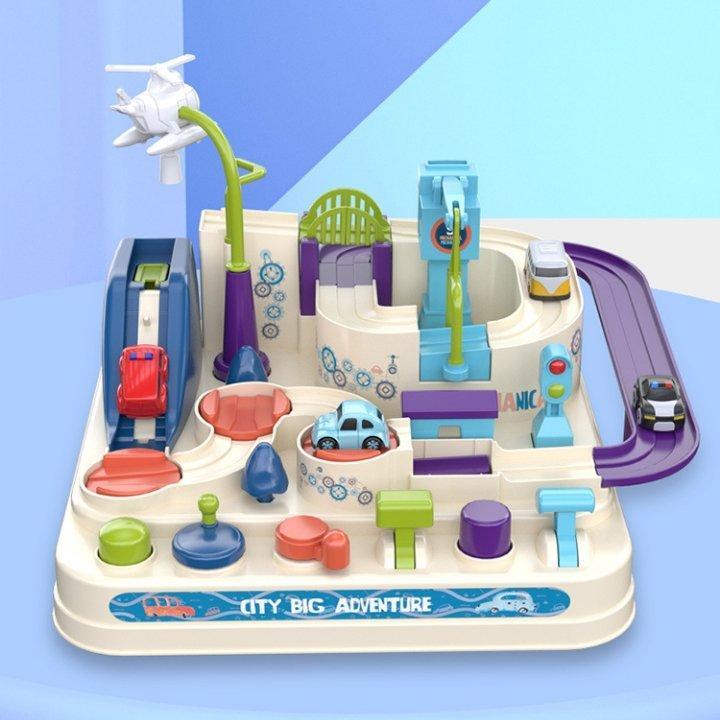 CityAdventure - Interactive city playset with cars & helicopter for children aged 3+