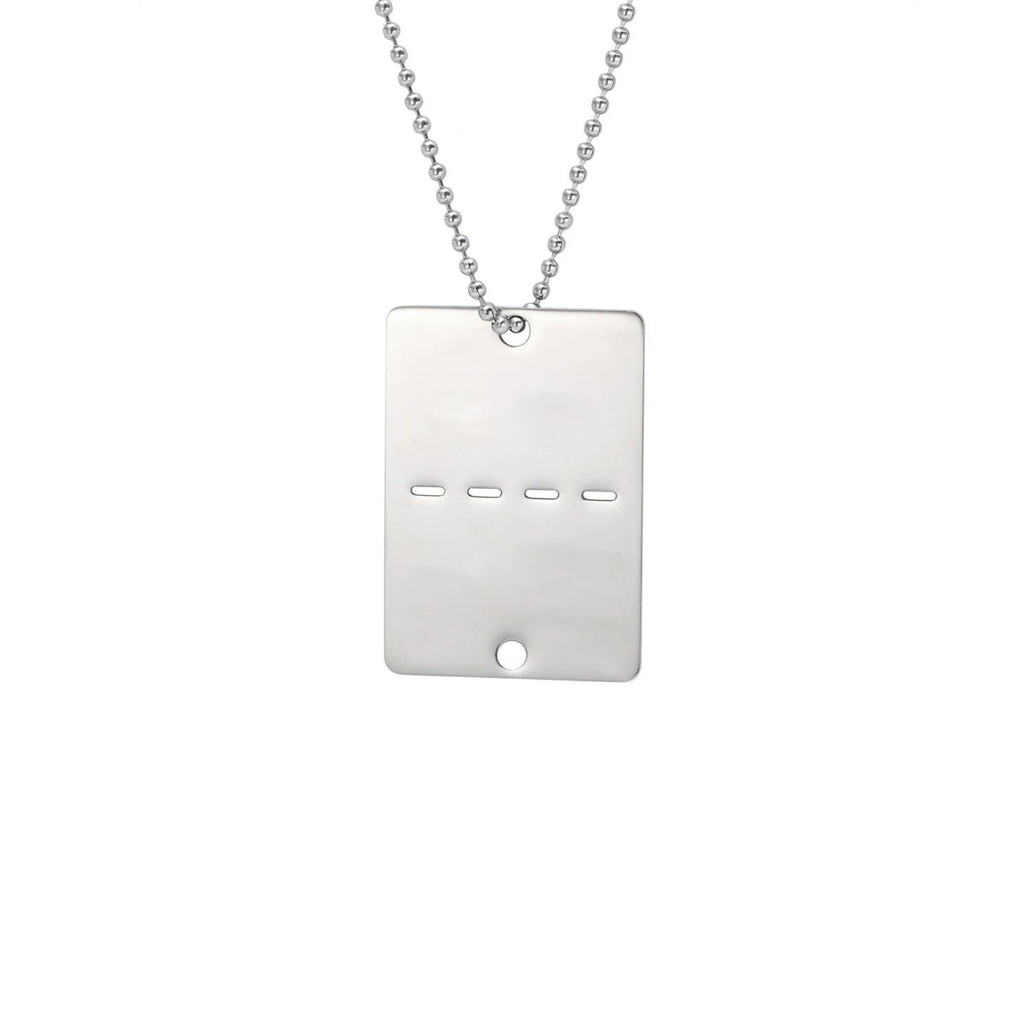 TAGNERO – Stainless Steel Dog Chain with Engraving for Men